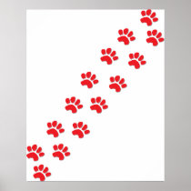 Dog Paws Print