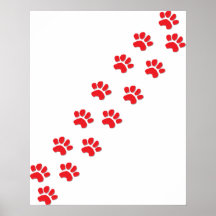 Dog Paws Print