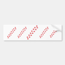 Dog Paws Prints Bumper Sticker