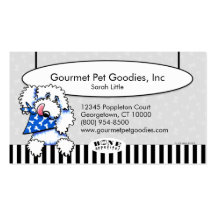 Dog Pet Foods Bone Appetit! Platinum Business Card Templates
