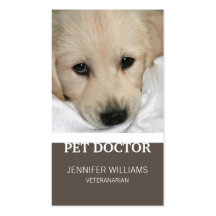 Dog Photo Animal Pet Care Business Card