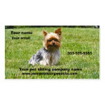 Dog photography pet care business card