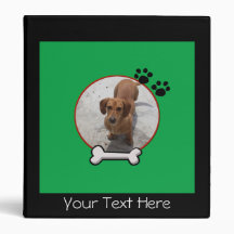 Dog Picture Frame  Binder