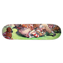 Dog Pile On The Gridiron Skateboard Decks
