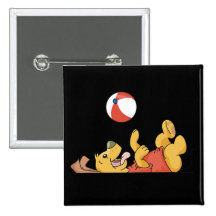 Dog Playing With Ball Tshirts and Gifts Pins