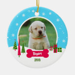 Dog / Puppy Christmas - Winter Wonderland Christmas Tree Ornament