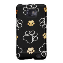 Dog Puppy Paw Prints Gifts for Dog Lovers Galaxy SII Cover