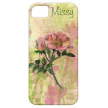 Dog Rose iPhone 5 Case