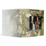 Dog Scrapbook, Gold 3 Ring Binders