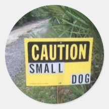 dog sign stickers