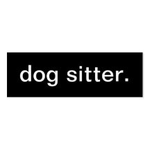 Dog Sitter Business Card