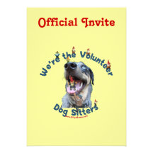Dog Sitter Gnomes Invite