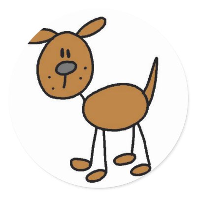 Dog Stick Figure Sticker by stick_figures