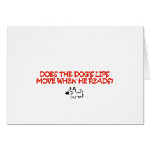 DOG STUFF CARD