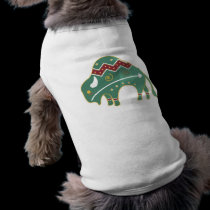 Dog Sweater Buffalo Design Native American pet clothing