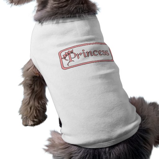 Dog T-Shirt Pet Clothing Princess Pink
