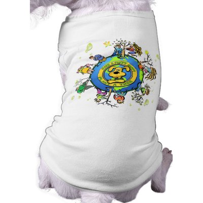 Dog t-shirt: Plant a Tree by Aquavel