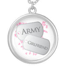 Dog Tags Army Girlfriend Personalized Necklace
