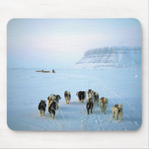 Dog teams, Devon Island, Northwest Territories Mouse Pads