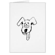 Dog Tongue Greeting Cards