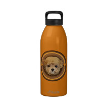 Dog Toy Poodle Reusable Water Bottles