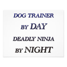 DOG TRAINER BY DAY PERSONALIZED INVITE