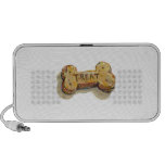 Dog treat biscuit fun unique painting original art notebook speaker