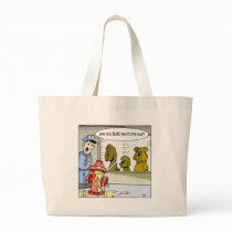 Dog Vs Hydrant Police Line Up Funny Gifts & Tees Canvas Bag