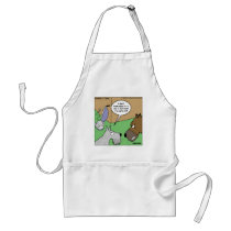 Dog VS. Vacuum Cleaner Funny Gifts & Collectibles Apron