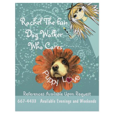 Dog Walker Flyer by samack