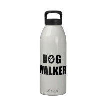 Dog Walker (paw) Drinking Bottles