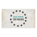 Dog Walker Walking Pet Sitting Services Business business cards