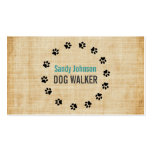 Dog Walker Walking Pet Sitting Services Business business cards