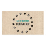 Dog Walker Walking Pet Sitting Services Business business cards