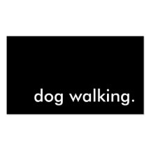 dog walking. business card templates