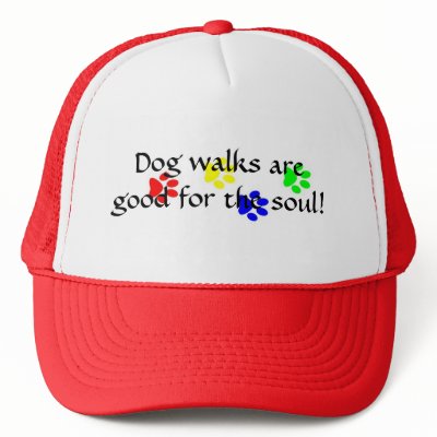 Dog walks are good for the soul! hat by patcallum