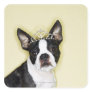 Dog wearing tiara sticker