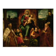 Doge Alvise Mocenigo and Family Post Card