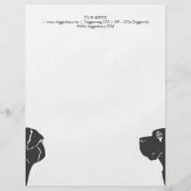 Doggen Briefpapier Flyerdesign