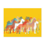 Doggengruppe mit weiß - Dogge Postcard