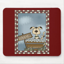 Doggie Bath Mouse Pad