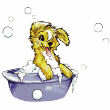 Doggie Bubble Bath Photo Sculptures