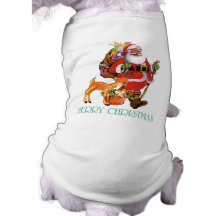 DOGGIE CHRISTMAS DOG T SHIRT