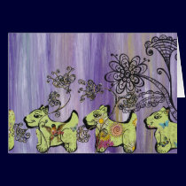 Doggie Garden cards