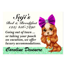 Doggy Bed and Breakfast - SRF Business Card Templates