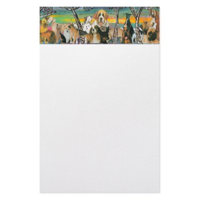 Doggy Days Stationery by kewzoo