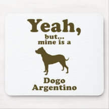 Dogo Argentino Mouse Pads