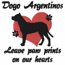 Dogo Argentinos Leave Paw Prints