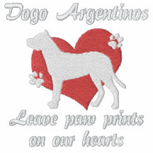 Dogo Argentinos Leave Paw Prints
