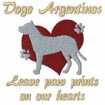 Dogo Argentinos Leave Paw Prints Hoody